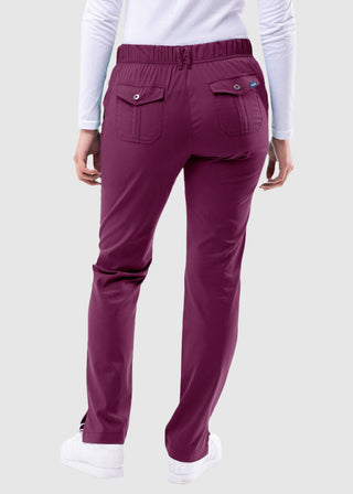 Adar Pro Women's Slim Fit Utility Scrub Petite Pant