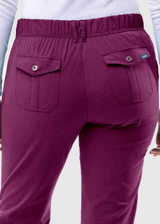 Adar Pro Women's Slim Fit Utility Scrub Tall Pant