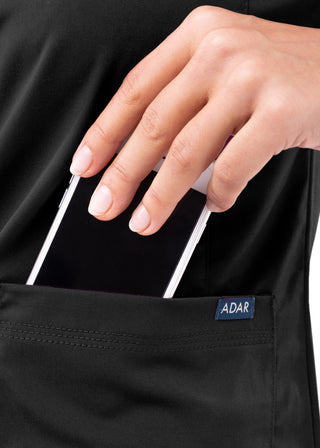 Adar Pro Women's Sweetheart Solid Scrub Top