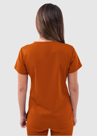 Adar Pro Women's Sweetheart Solid Scrub Top