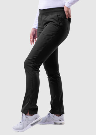 Adar Pro Women's Yoga Knit Waist Tailored Skinny Tall Pant