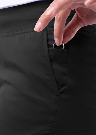 Adar Pro Women's Yoga Knit Waist Tailored Skinny Tall Pant