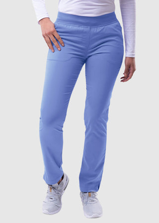 Adar Pro Women's Yoga Knit Waist Tailored Skinny Tall Pant