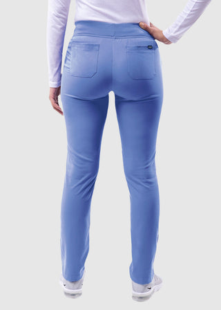 Adar Pro Women's Yoga Knit Waist Tailored Skinny Petite Pant