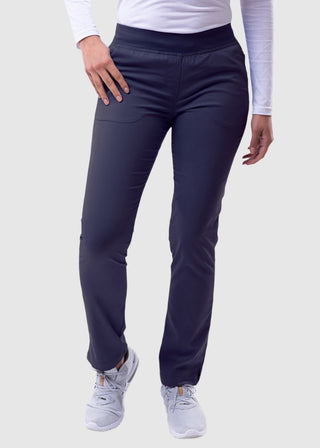 Adar Pro Women's Yoga Knit Waist Tailored Skinny Tall Pant