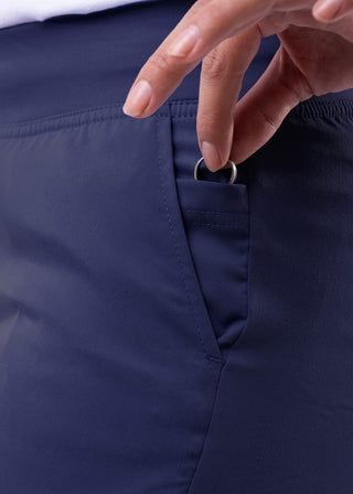 Adar Pro Women's Yoga Knit Waist Tailored Skinny Petite Pant