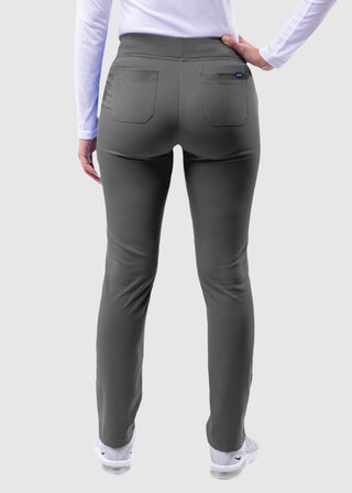 Adar Pro Women's Yoga Knit Waist Tailored Skinny Tall Pant