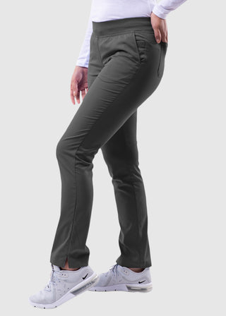 Adar Pro Women's Yoga Knit Waist Tailored Skinny Petite Pant