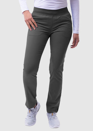 Adar Pro Women's Yoga Knit Waist Tailored Skinny Tall Pant