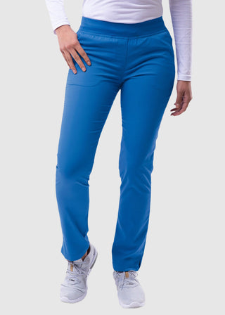 Adar Pro Women's Yoga Knit Waist Tailored Skinny Tall Pant