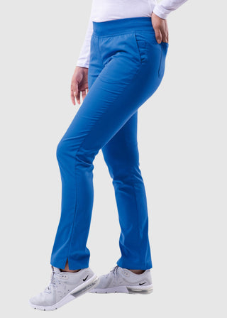 Adar Pro Women's Yoga Knit Waist Tailored Skinny Petite Pant