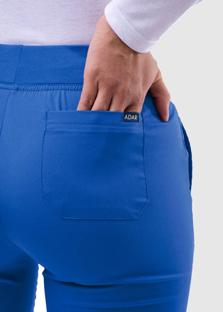 Adar Pro Women's Yoga Knit Waist Tailored Skinny Tall Pant