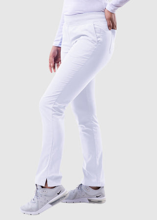 Adar Pro Women's Yoga Knit Waist Tailored Skinny Petite Pant