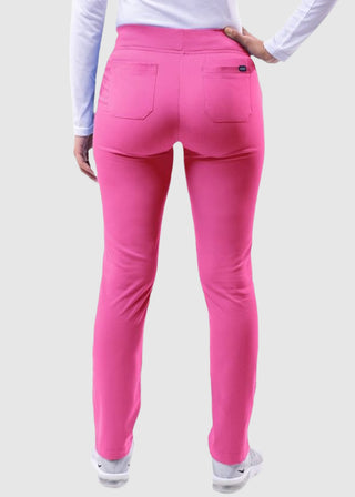 Adar Pro Women's Yoga Knit Waist Tailored Skinny Petite Pant