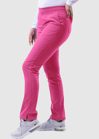 Adar Pro Women's Yoga Knit Waist Tailored Skinny Petite Pant