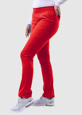 Adar Pro Women's Yoga Knit Waist Tailored Skinny Pant