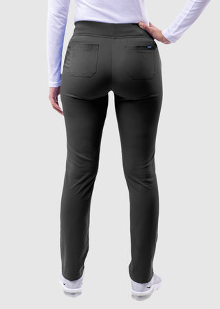 Adar Pro Women's Yoga Knit Waist Tailored Skinny Pant