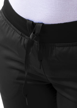 Adar Pro Women's Yoga Knit Waist Tailored Skinny Pant