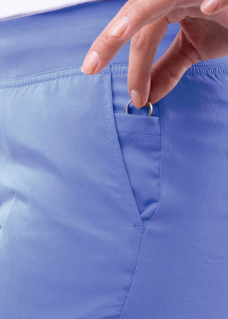 Adar Pro Women's Yoga Knit Waist Tailored Skinny Pant