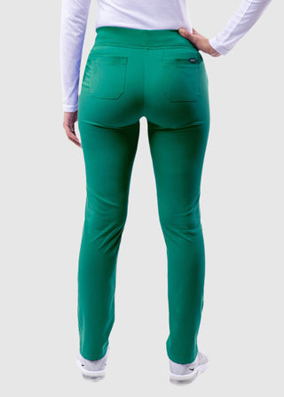 Adar Pro Women's Yoga Knit Waist Tailored Skinny Pant