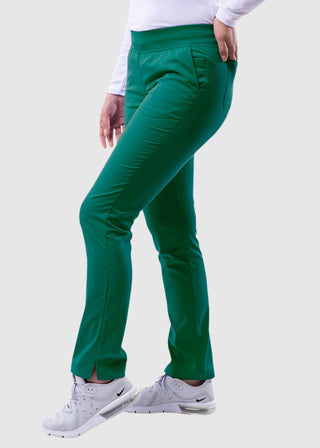 Adar Pro Women's Yoga Knit Waist Tailored Skinny Pant