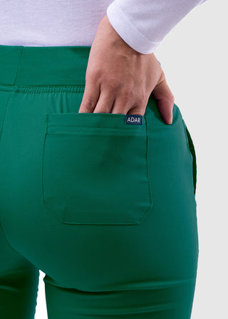 Adar Pro Women's Yoga Knit Waist Tailored Skinny Pant