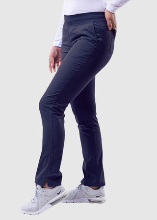 Adar Pro Women's Yoga Knit Waist Tailored Skinny Pant