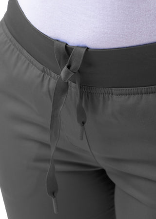 Adar Pro Women's Yoga Knit Waist Tailored Skinny Pant