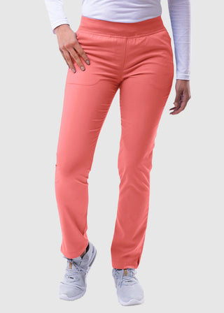 Adar Pro Women's Yoga Knit Waist Tailored Skinny Pant