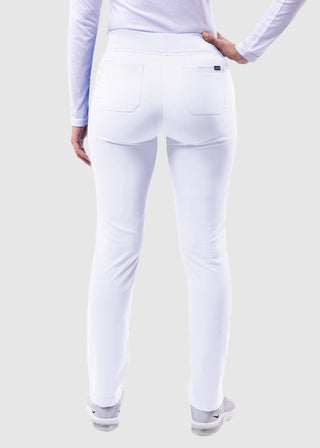 Adar Pro Women's Yoga Knit Waist Tailored Skinny Pant