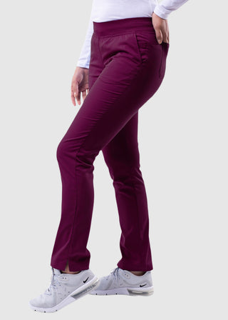 Adar Pro Women's Yoga Knit Waist Tailored Skinny Pant