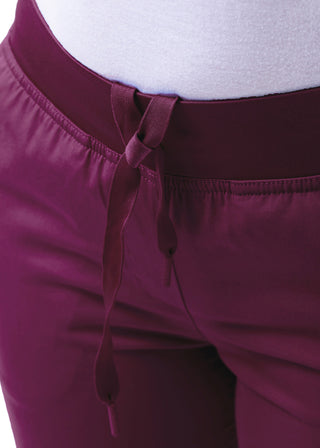 Adar Pro Women's Yoga Knit Waist Tailored Skinny Pant