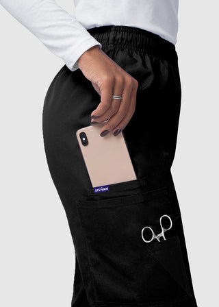 Adar Sivvan Women's Comfort Elastic Drawstring Cargo Pants