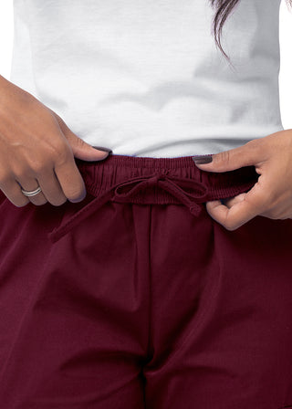 Adar Sivvan Women's Comfort Elastic Drawstring Cargo Pants