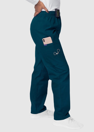 Adar Sivvan Women's Comfort Elastic Drawstring Cargo Pants