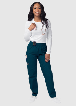 Adar Sivvan Women's Comfort Elastic Drawstring Cargo Pants