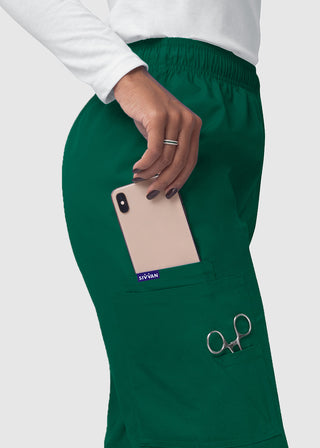 Adar Sivvan Women's Comfort Elastic Drawstring Cargo Pants