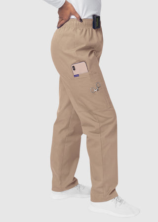 Adar Sivvan Women's Comfort Elastic Drawstring Cargo Pants