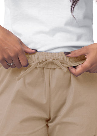 Adar Sivvan Women's Comfort Elastic Drawstring Cargo Pants