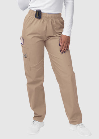 Adar Sivvan Women's Comfort Elastic Drawstring Cargo Pants