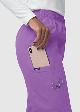 Adar Sivvan Women's Comfort Elastic Drawstring Cargo Pants