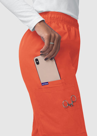 Adar Sivvan Women's Comfort Elastic Drawstring Cargo Pants