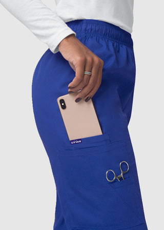 Adar Sivvan Women's Comfort Elastic Drawstring Cargo Pants