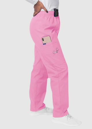 Adar Sivvan Women's Comfort Elastic Drawstring Cargo Pants