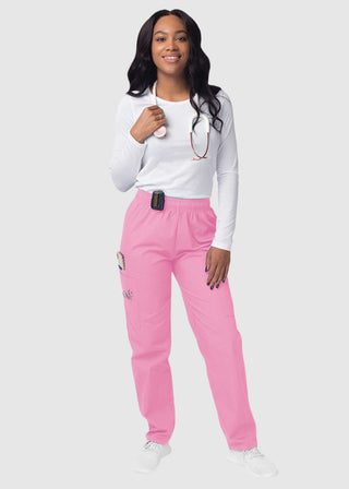 Adar Sivvan Women's Comfort Elastic Drawstring Cargo Pants