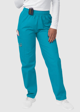 Adar Sivvan Women's Comfort Elastic Drawstring Cargo Pants