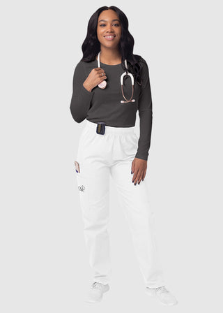 Adar Sivvan Women's Comfort Elastic Drawstring Cargo Pants