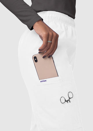 Adar Sivvan Women's Comfort Elastic Drawstring Cargo Pants