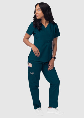 Adar Sivvan Women's Mock Wrap Top