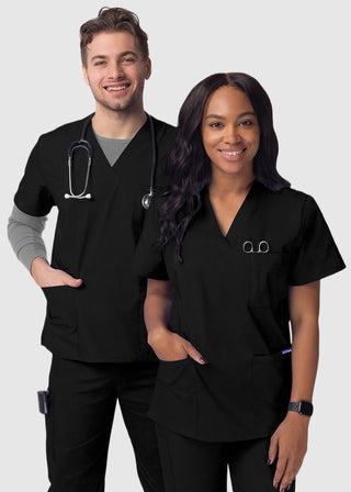 Adar Sivvan Unisex V-Neck Three Pocket Top